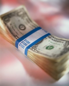 Stack of One Dollar Bills